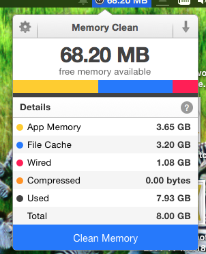 memory issues and OSx Yosemite